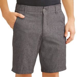 Swiss tech gray elastic waist golf style shorts 38